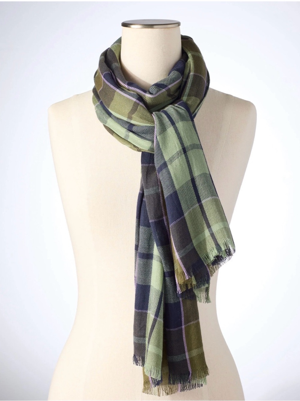 NWT Talbots Hunting Plaid Scarf